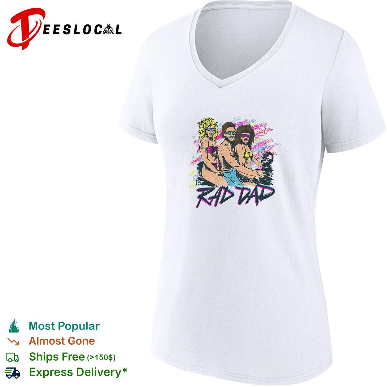 Rad dad jet ski shirt
