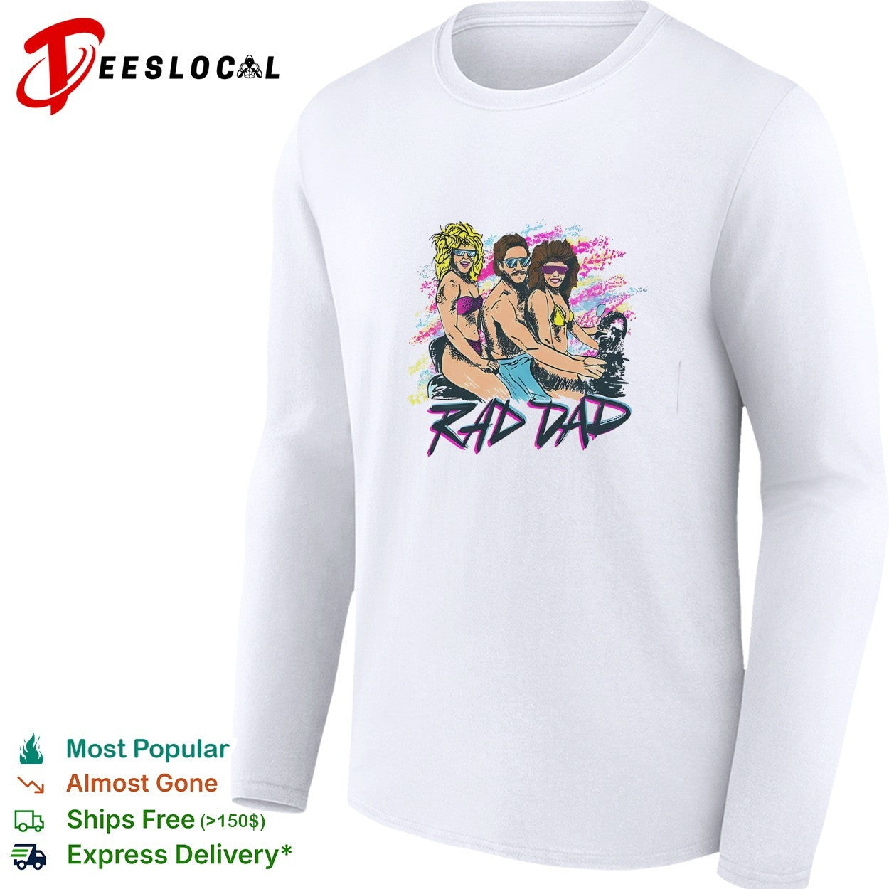 Rad dad jet ski shirt