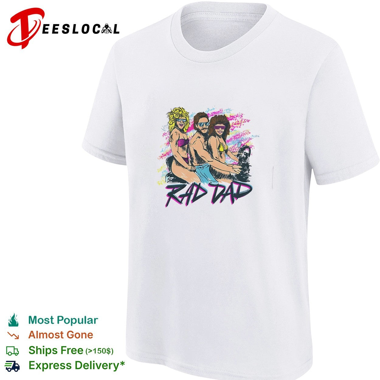 Rad dad jet ski shirt