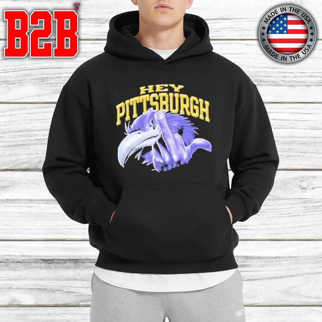 Ray Lewis Hey Pittsburgh Middle Finger Shirt