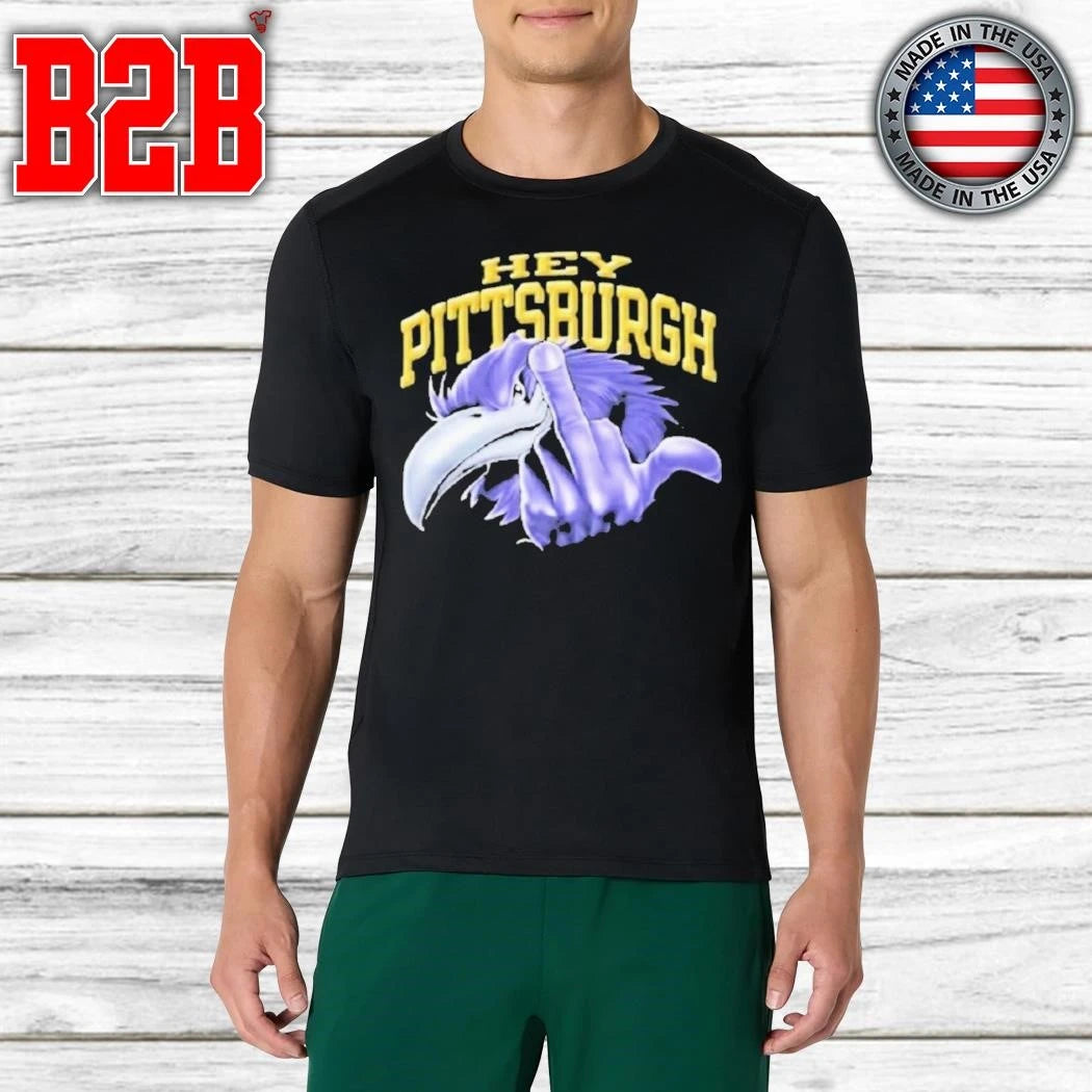 Ray Lewis Hey Pittsburgh Middle Finger Shirt