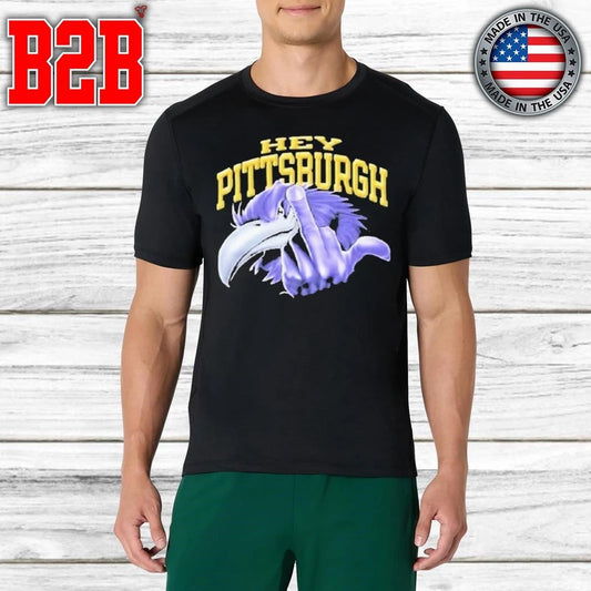 Ray Lewis Hey Pittsburgh Middle Finger Shirt