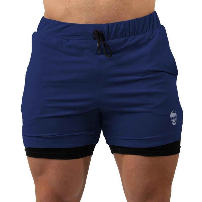 React Lightweight Breathable Summer Training Shorts - Navy