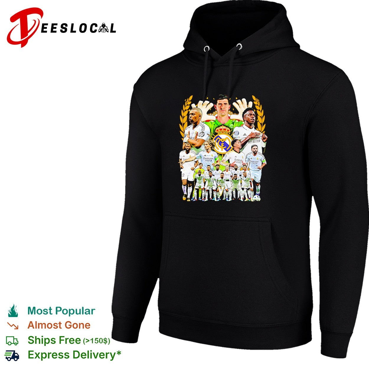 Real Madrid squad poster shirt