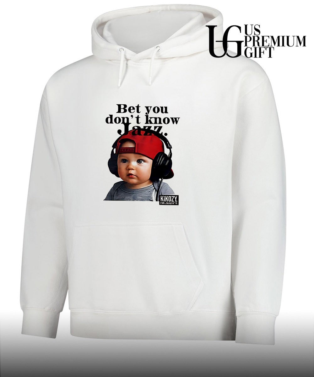 Red Baseball Cap Headphones Music Bet you don’t know Jazz shirt