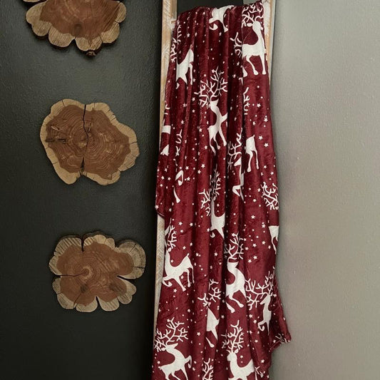 Red Christmas Blanket