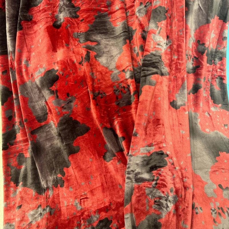 Red Cow Print Oversized Blanket