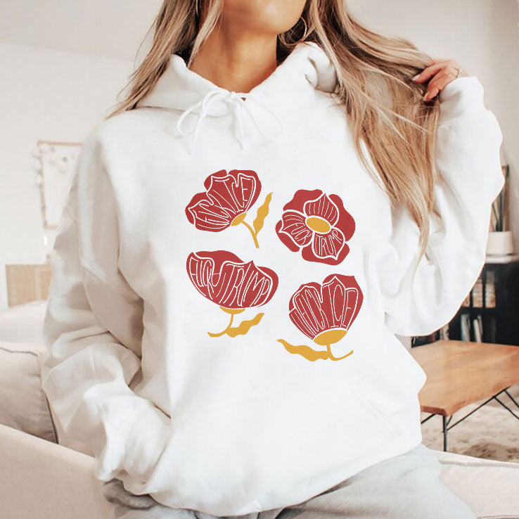 Red Poppy Floral Fuck Trump T Shirt