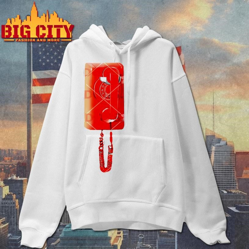 Red Vintage Wall Telephone Shirt