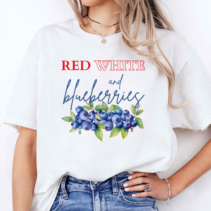 Red White And Blueberries Charlie Kirk T Shirt