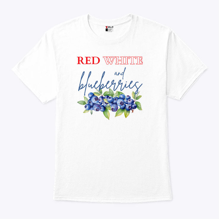 Red White And Blueberries Charlie Kirk T Shirt