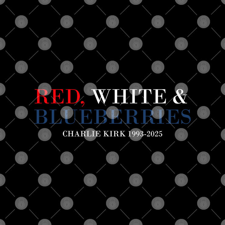Red White & Blueberries Charlie Kirk Freedom Hoodie