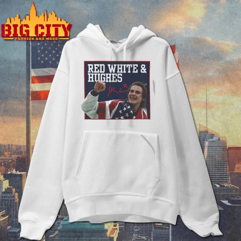 Red, White &amp; Hughes Hockey Shirt
