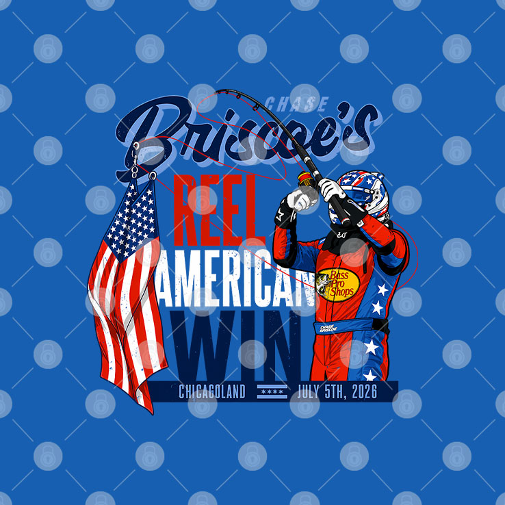 Chase Briscoe Reel America Win T Shirt