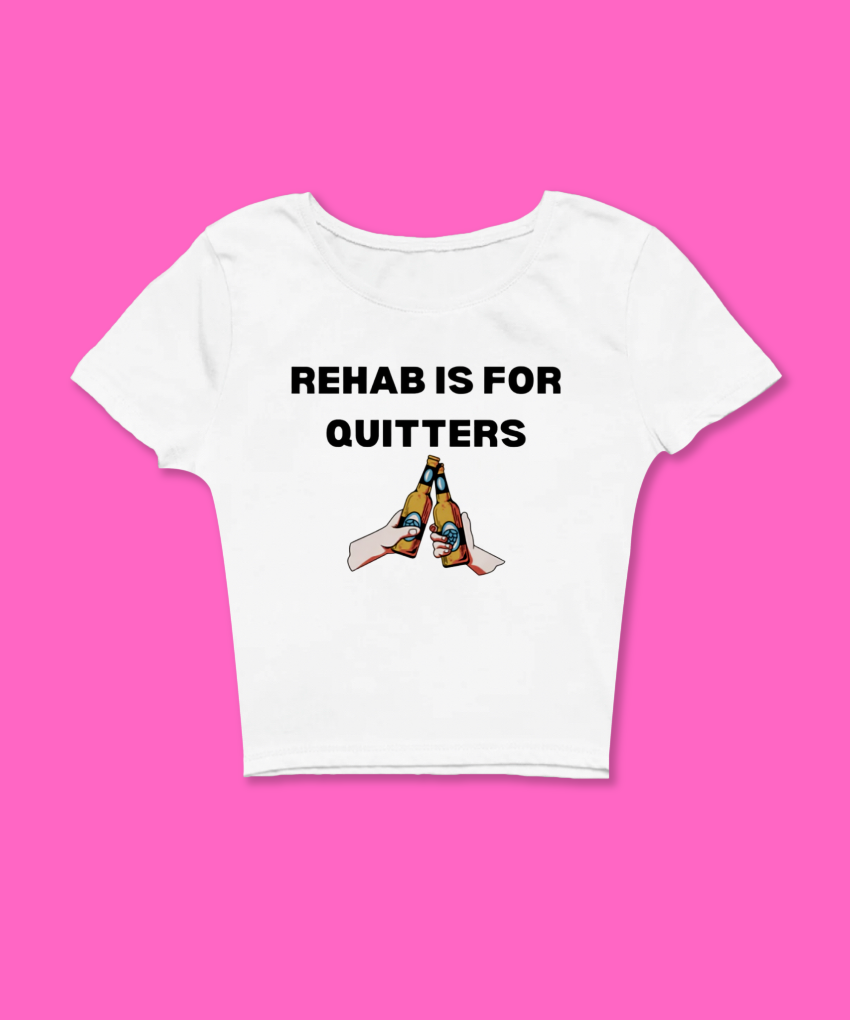 Rehab Is For Quitters Baby Tee - clothing by TeeHivey.com
