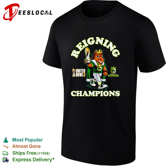 Reigning Champions Louisville Kings United Bowl 2026 UFL Mascot Football Victory shirt