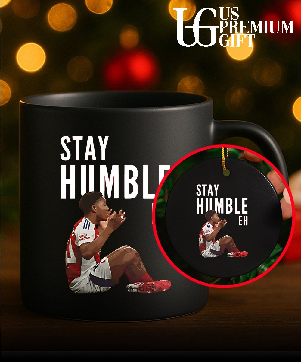 Reiss Nelson Arsenal Football Club Premier League Football Stay Humble Eh shirt