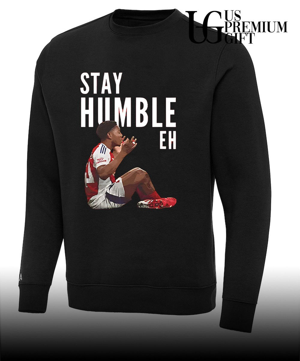 Reiss Nelson Arsenal Football Club Premier League Football Stay Humble Eh shirt