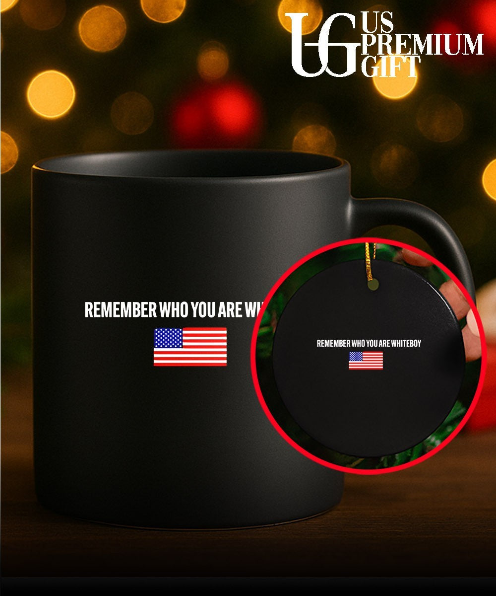Remember who you are whiteboy USA flag shirt