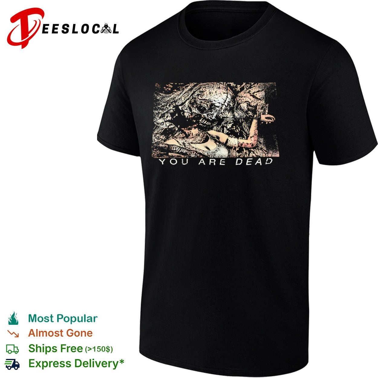 Resident Evil Game Over Monster and Jill Valentine You Are Dead shirt