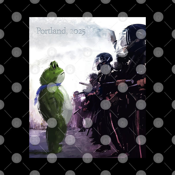 Resist Portland Frog I Stand With Frog T Shirt