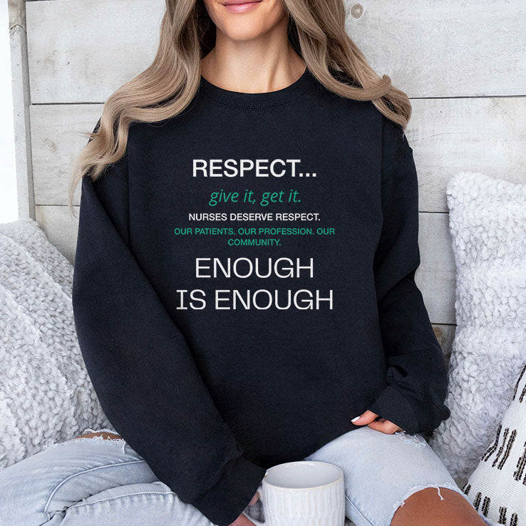 Respect Nurses Enough Is Enough T Shirt