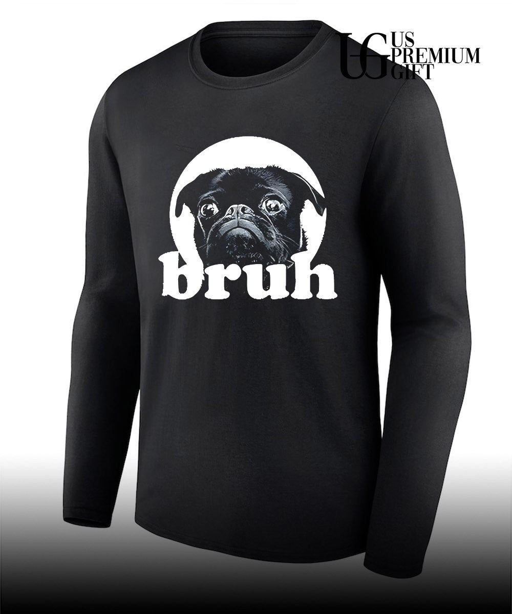 Resurrected Rides Don Abenante Dog Pug Says Bruh shirt