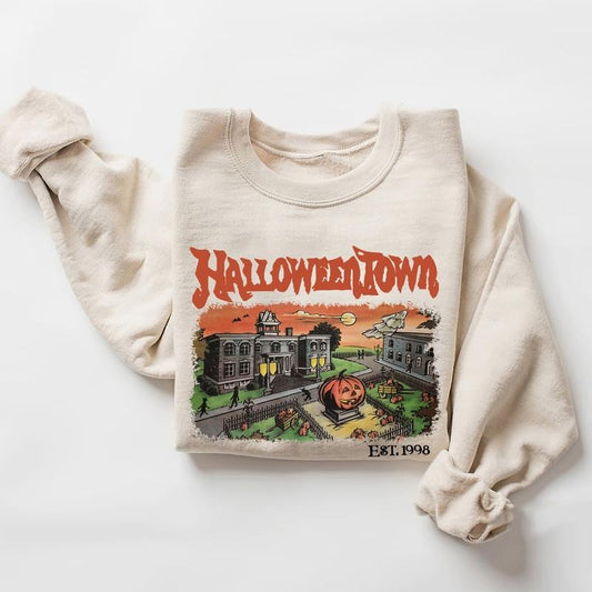 Retro Halloweentown University Sweatshirt, HalloweenTown Sweatshirt, Halloweentown University Sweater