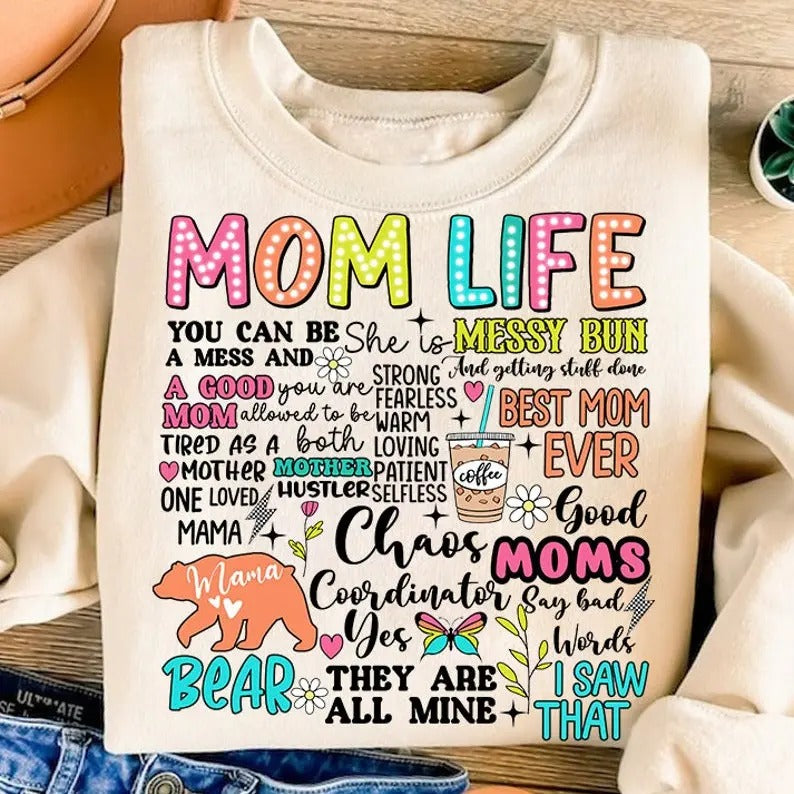 Retro Mom Life  , Mothers Day  , Groovy Mama, She is Mom  , Blessed Mom  , Mom Shirt, Mother's Day  , Mom  , Retro Mama...