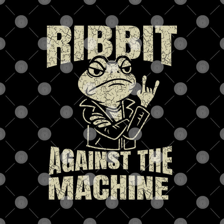 Ribbit Against The Machine Funny Portland Frog Resist Shirt