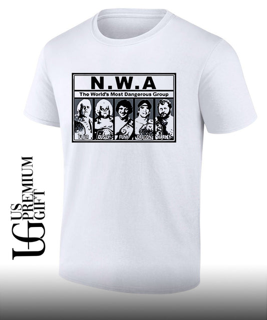 Ric Flair Dusty Rhodes Terry Funk Ricky Steamboat Harley Race N.W.A The World’s Most Dangerous Group shirt