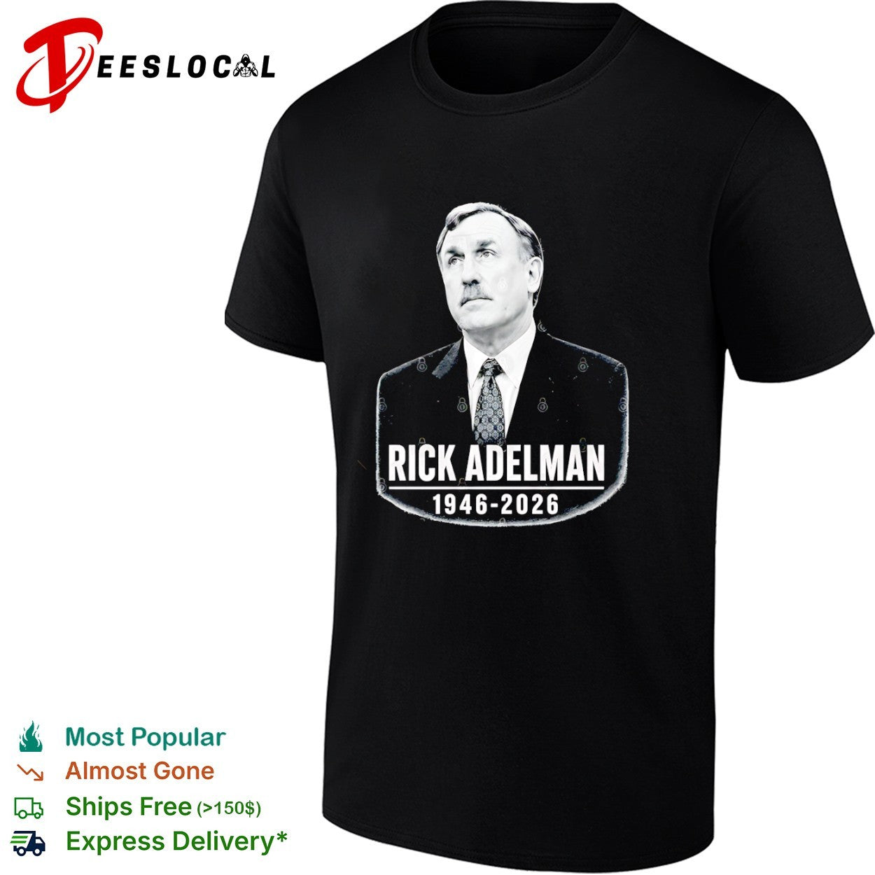 Rick Adelman 1946 2026 Memorial In Memoriam NBA Basketball Coach shirt