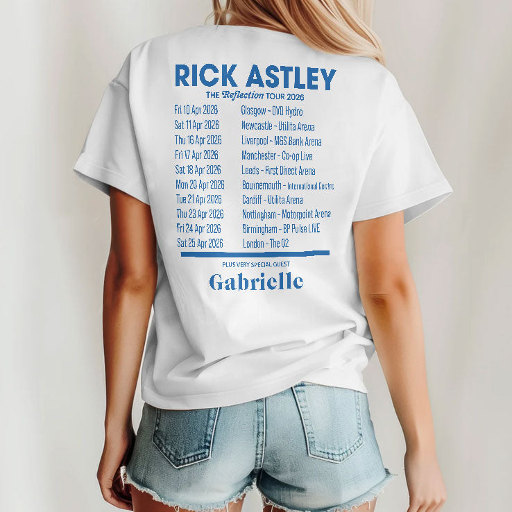 Rick Astley The Reflection Tour 2026 T Shirt