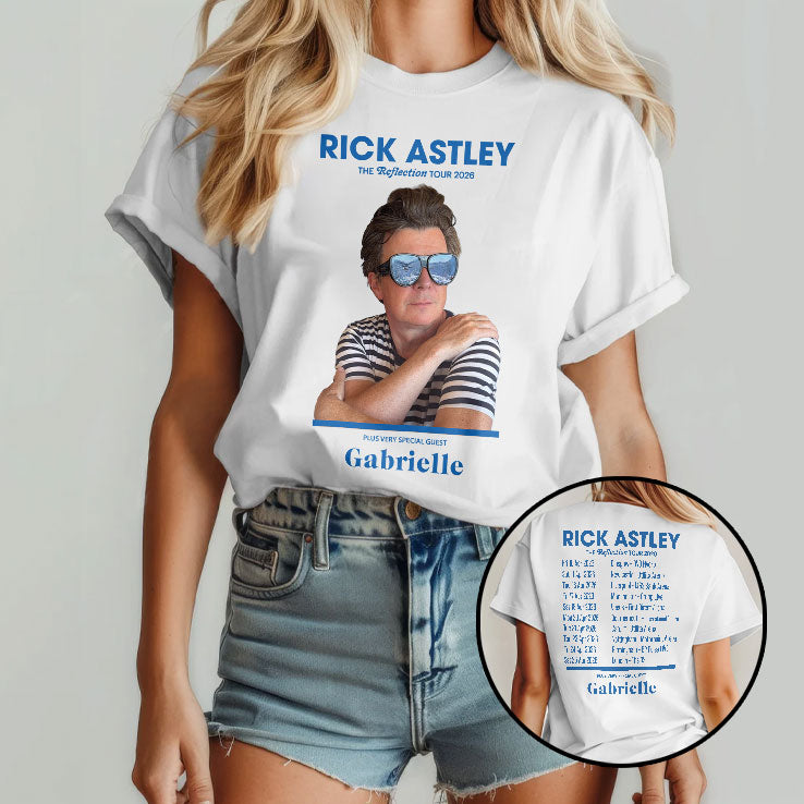 Rick Astley The Reflection Tour 2026 T Shirt