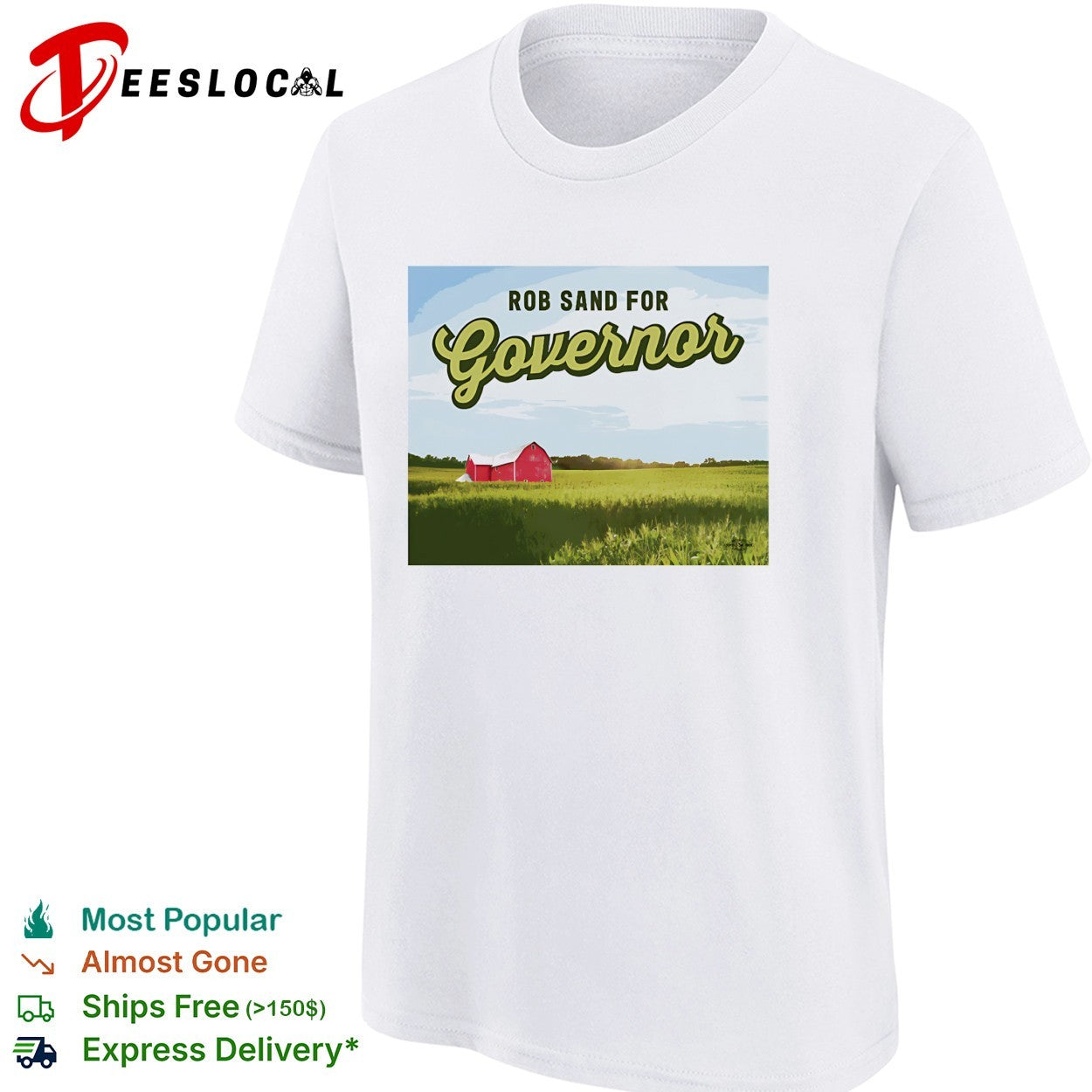 Rob Sand for governor shirt