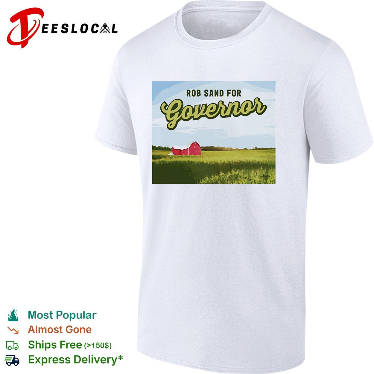 Rob Sand for governor shirt