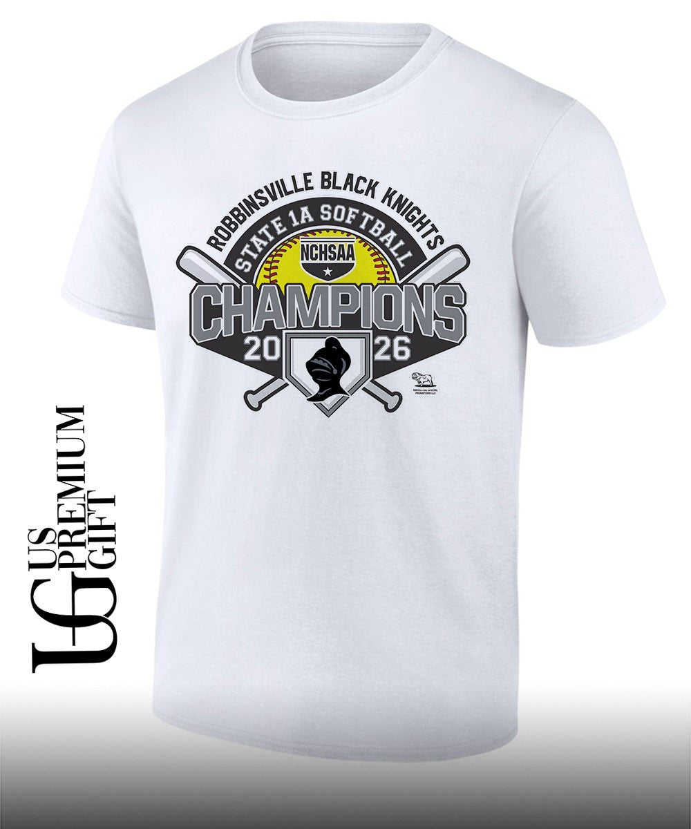 Robbinsville Black Knights NCHSAA 1A Softball State Champions 2026 shirt