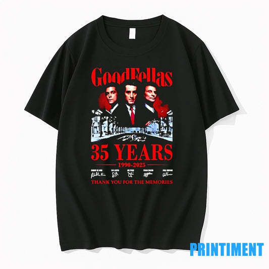 Robert De Niro Ray Liutta Joe Pesci Frank Sivere Paul Sorving Goodfellas 35 Years Signature - clothing by TeeHivey.com