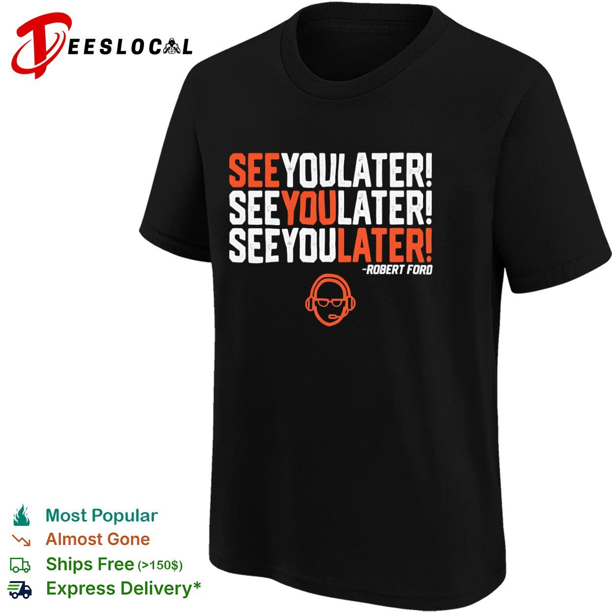 Robert Ford See You Later Houston Astros Baseball Radio Broadcaster shirt