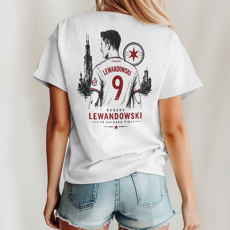 Robert Lewandowski To Chicago Fire T Shirt