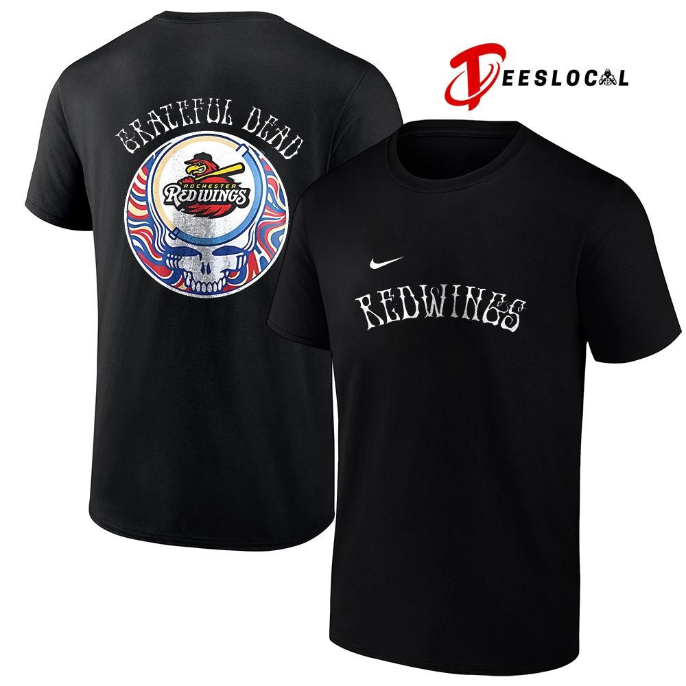 Rochester Red Wings x Grateful Dead Triple A logo shirt