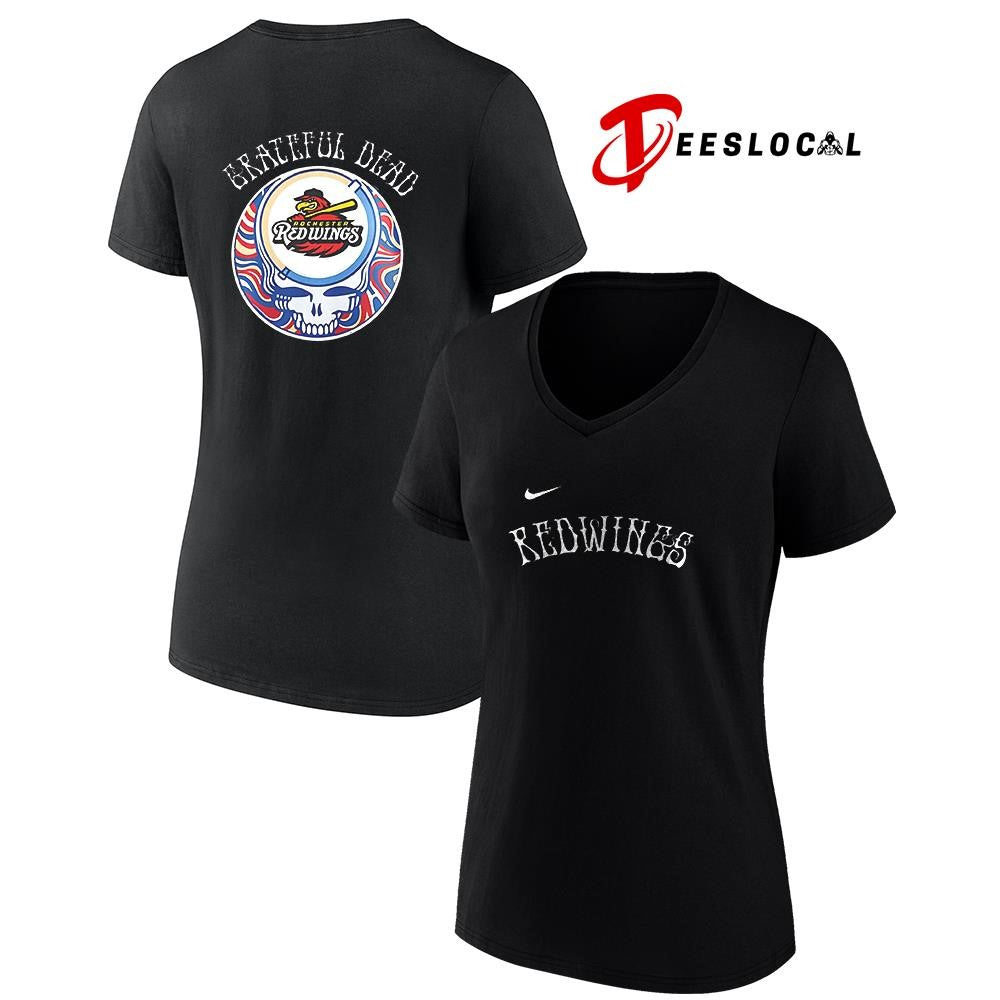 Rochester Red Wings x Grateful Dead Triple A logo shirt