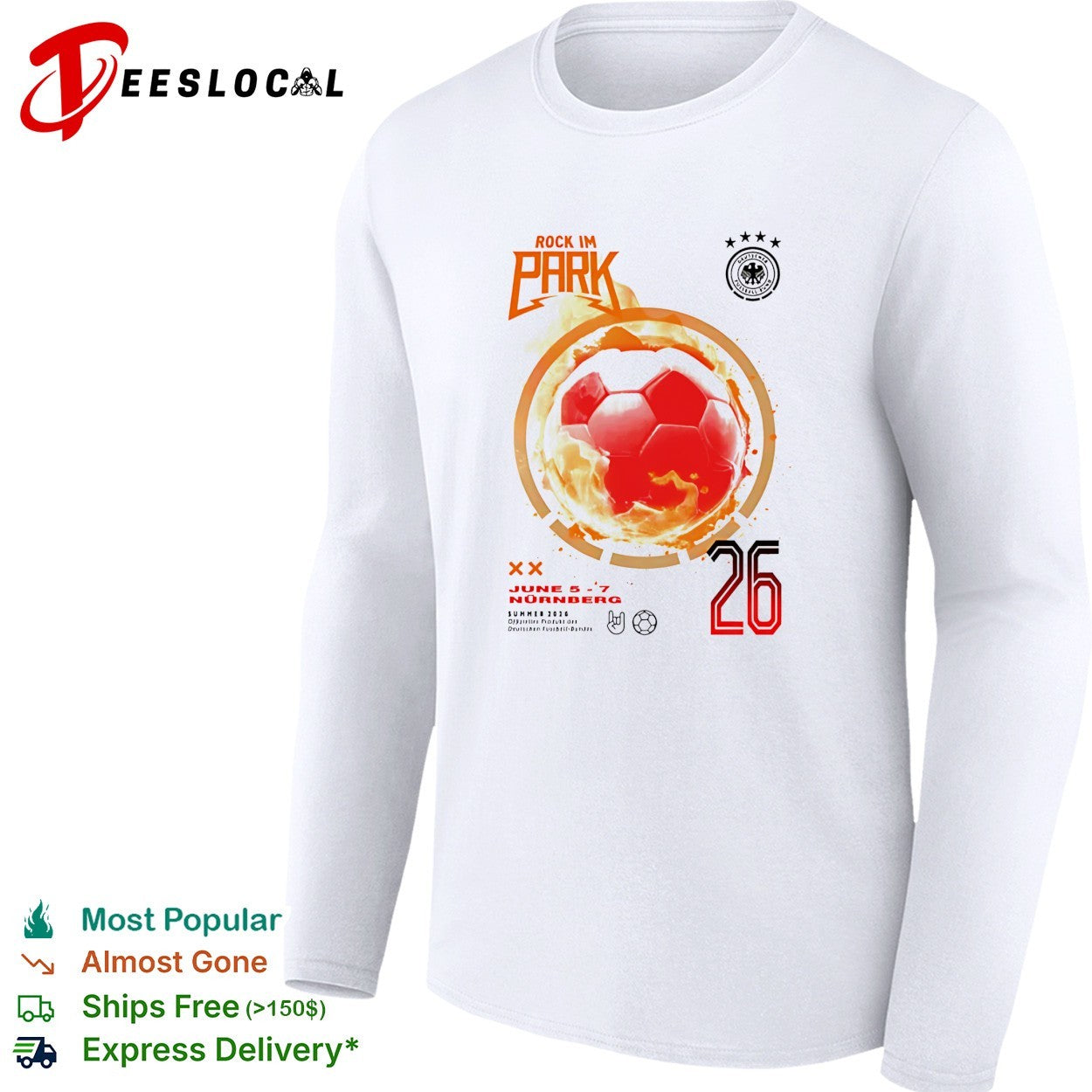 Rock Im Park Germany DFB soccer June 2026 Nurnberg shirt