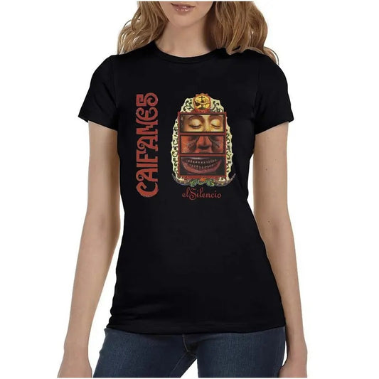 Rock en Español Caifanes El Silencio Women's T-Shirt Casual Comfort