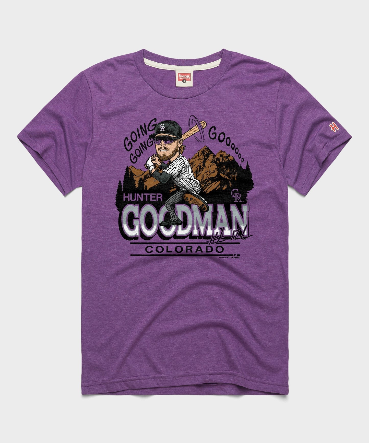 Rockies Hunter Goodman Signature