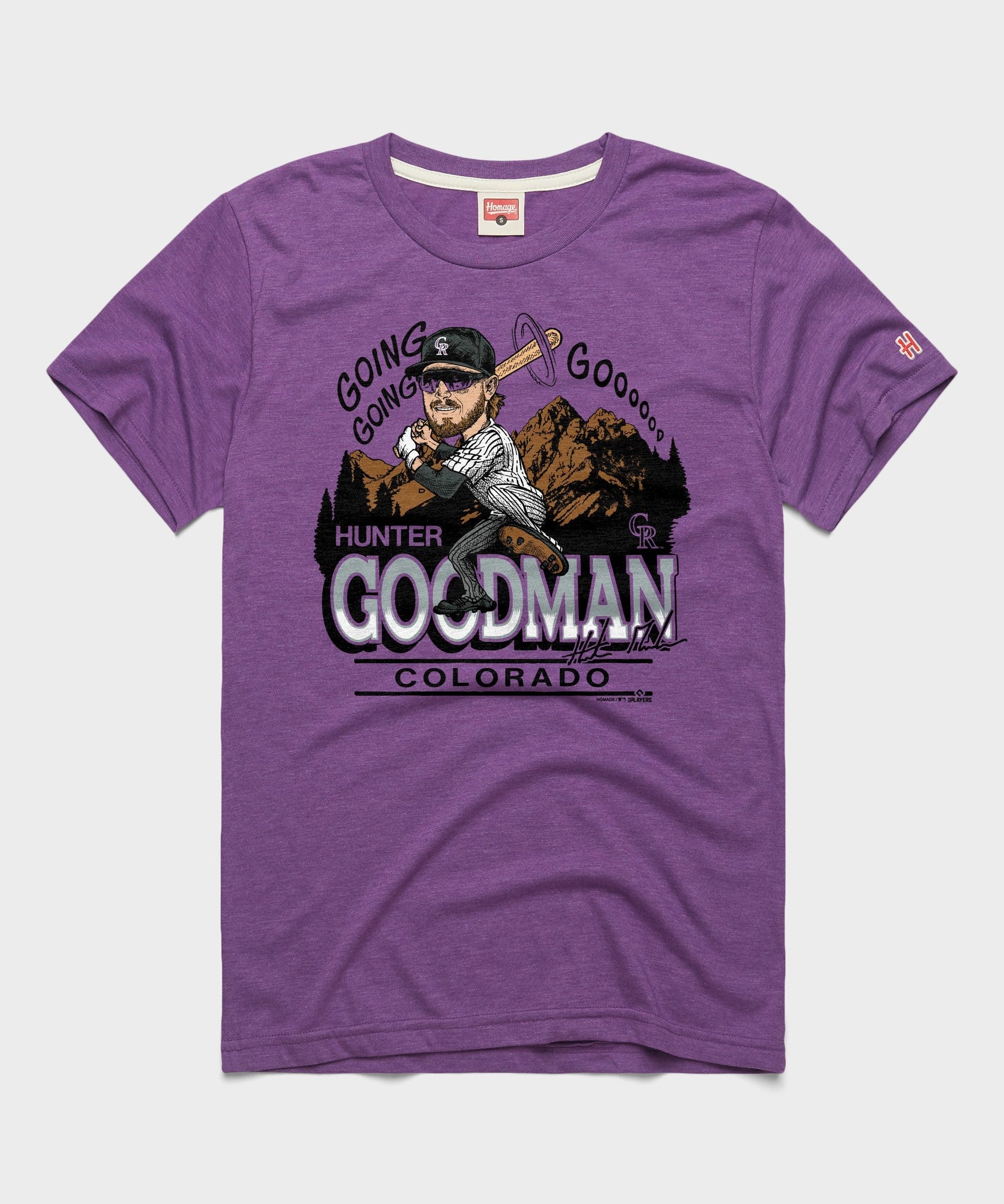 Rockies Hunter Goodman Signature