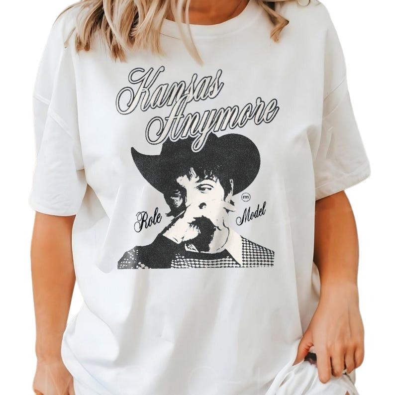 Role Model Kansas Anymore Unisex T-Shirt Short Sleeve Tee Gift for Fans