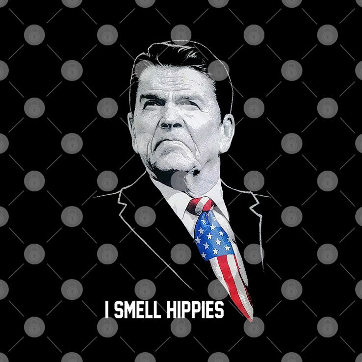 Ronald Reagan I Smell Hippies T Shirt