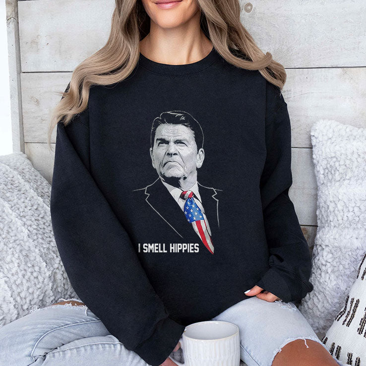 Ronald Reagan I Smell Hippies T Shirt