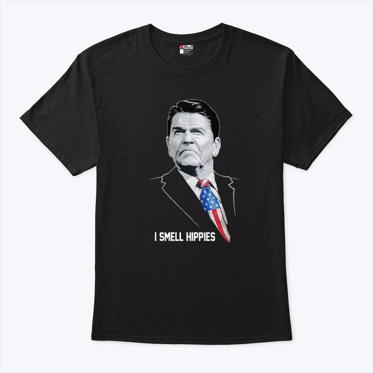 Ronald Reagan I Smell Hippies T Shirt